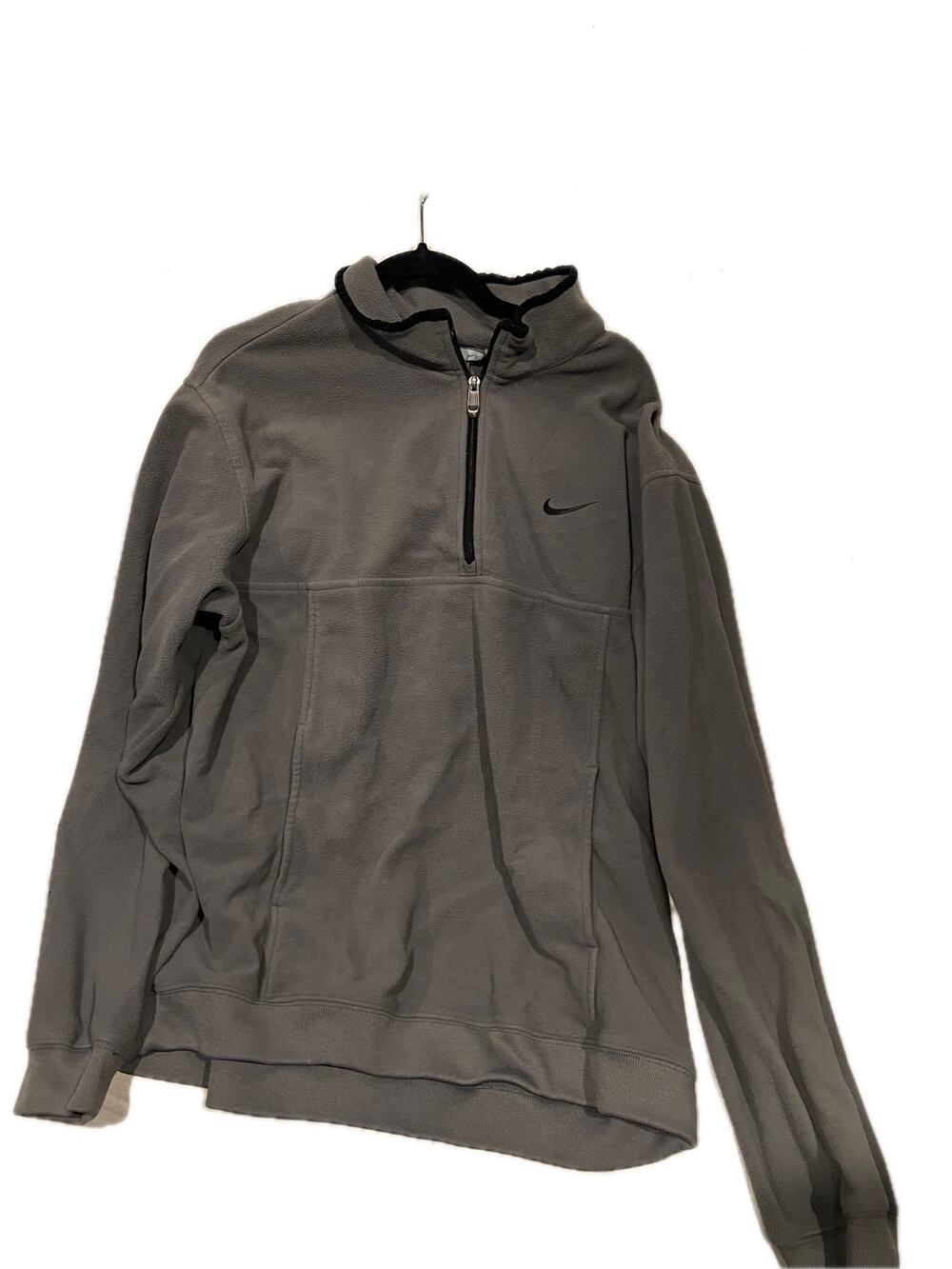 Nike qtr Zip Gray Fleece Mens XL
